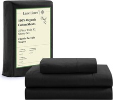 100 Organic Cotton Bed Sheets Extra Long Twin, Soft  Comfy