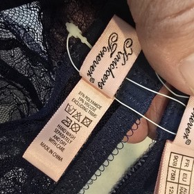 Agent Provocateur Willa Blue Bra &  Garter Lingerie Set (NO THONG!) NWOT 2 piece