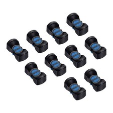 Console Mixer Slider Fader Knob Cap Touch Sensitive Slider 4mm Black Blue 10Pcs