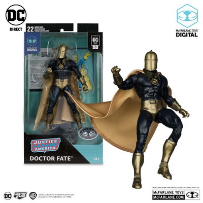 McFarlane Doctor Fate Silver Age Digital Collectible Platinum Chase Figur