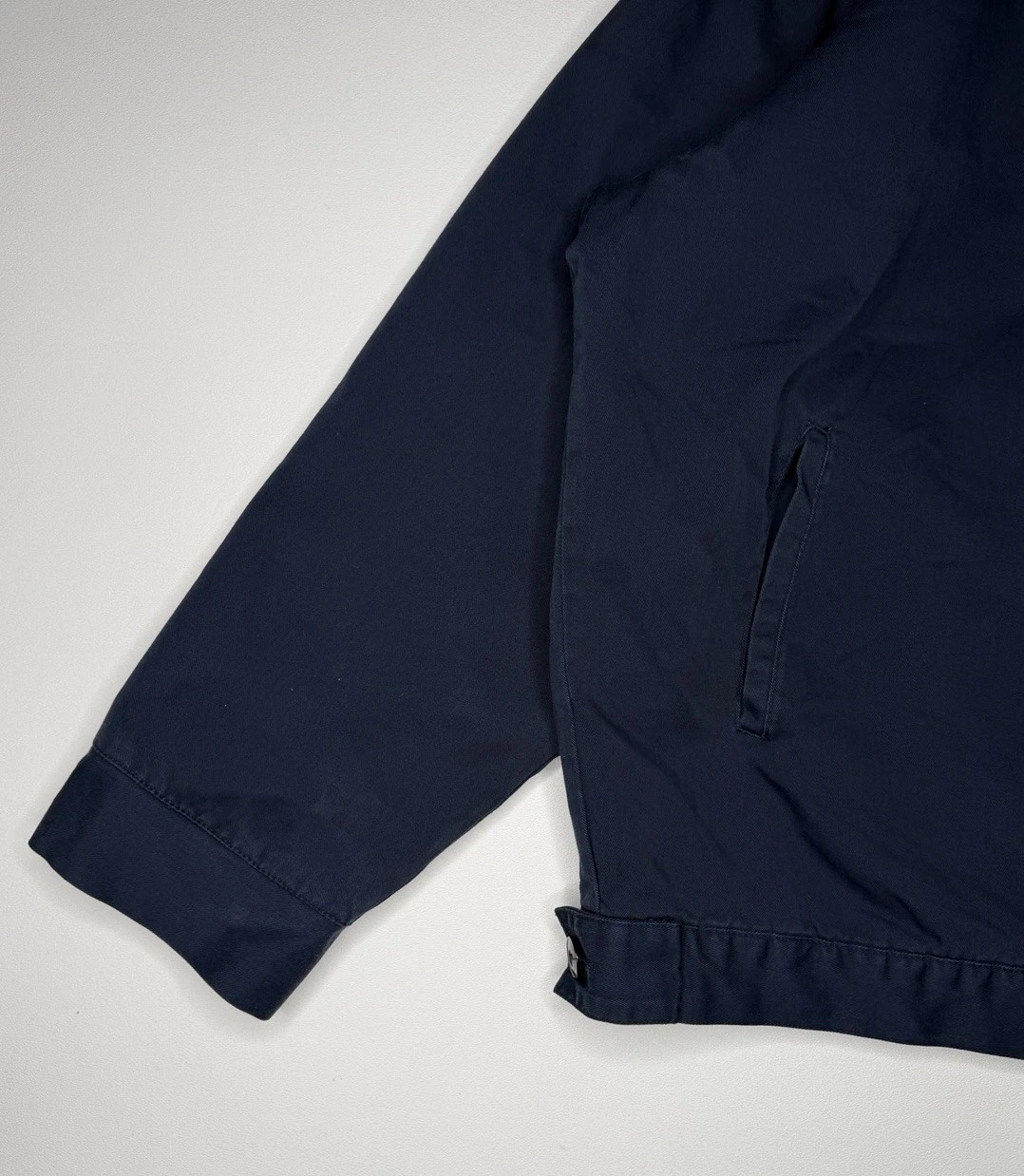 Vintage Honda Mechanic Work Parts Delivery Jacket Blue | XXL image 3