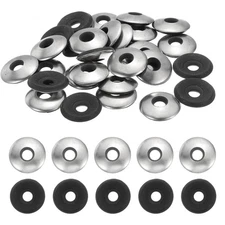 70Pack 1/4" x 3/4" Stainless Steel EPDM Bonded Sealing Washers Cushion Gasket