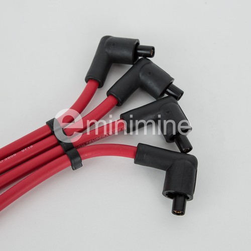 Classic Mini 8mm Red Silicone HT Plug Leads MPI GHT289 rover cooper 40 sport - Picture 4 of 4