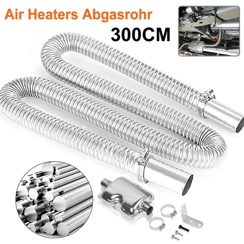 Edelstahl Abgasschlauch Abgasrohr φ25mm Air Heaters Diesel Standheizung Auspuff