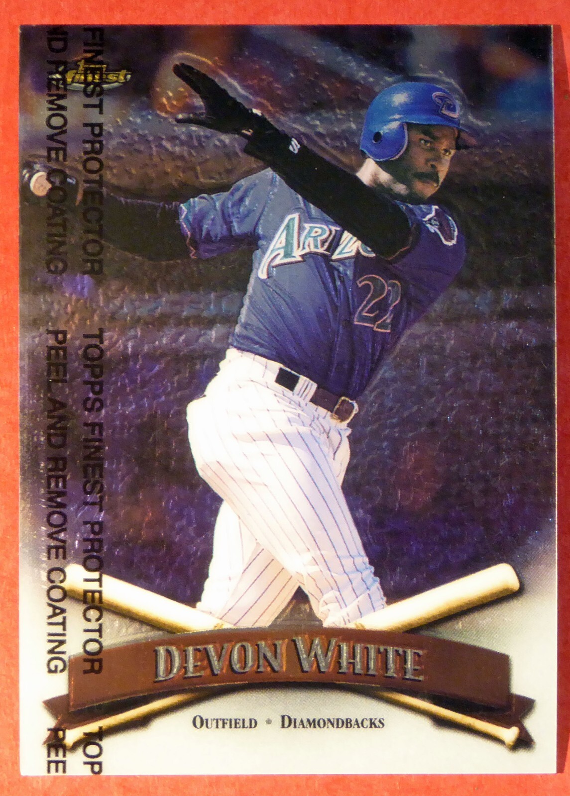 1998 Topps Finest Devon White #181 (Diamondbacks) NM+