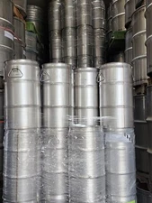 Used 8 Gallon Stainless Steel barrel drum closed head