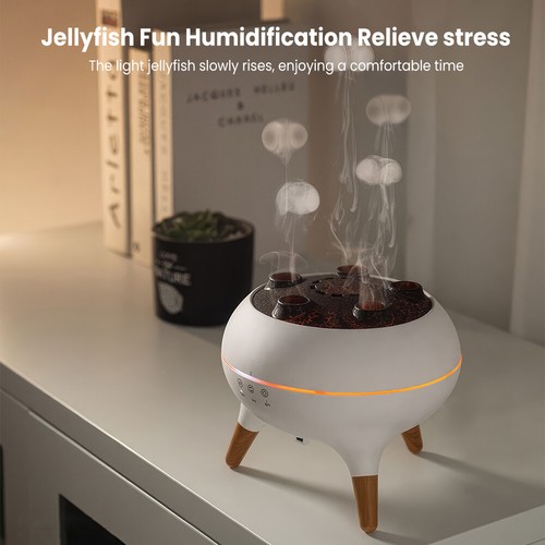 7 Color 3D Dynamic Jellyfish Essential Oil Diffuser Air Diffuser Humidifier AU - Picture 7 of 22