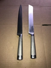 MESSERSTAHL 8" BREAD KNIFE & 8.5" SLICING KNIFE PROFESSIONAL GRADE