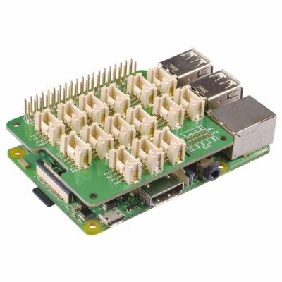 Seeed Studio Grove Base HAT, 15 Grove-Anschlüsse mit 12-Bit ADC für Raspberry Pi