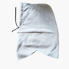 Gray Fleece Hooded Balaclava Hoodie Hat Winter Sports