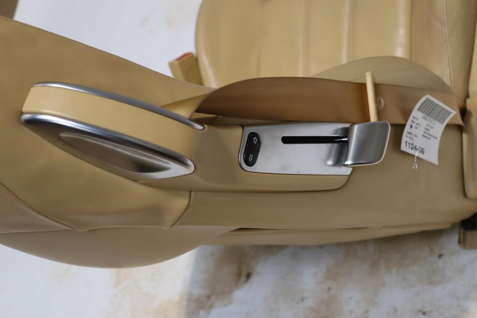 2003-2011 BENTLEY CONTINENTAL GT FRONT RIGHT PASSENGER SEAT TAN LEATHER OEM