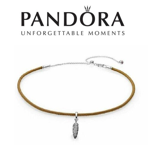 Leather Choker And Feather Necklace | eBay