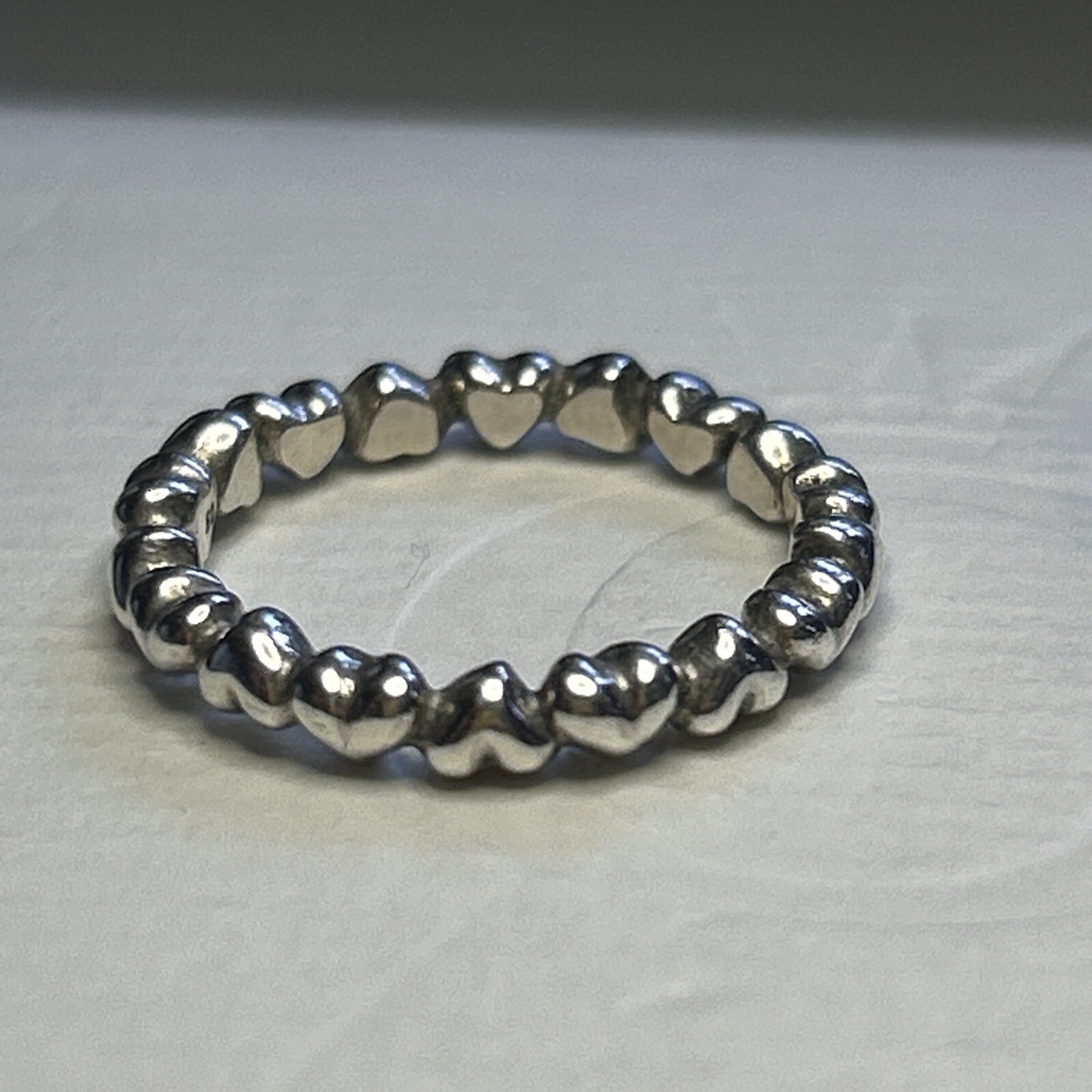 Authentic Pandora 🌟Forever Love Hearts Band Stac… - image 5