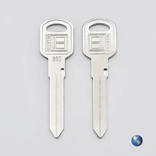 B92 Key Blanks for Various Models by Pontiac (2 Keys)