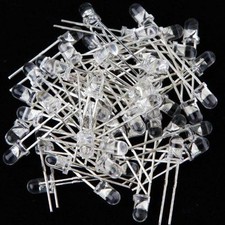 500 piezas F3 3mm Blanco Cálido Redondo Superbrillante Lámpara LED Luz LED S8