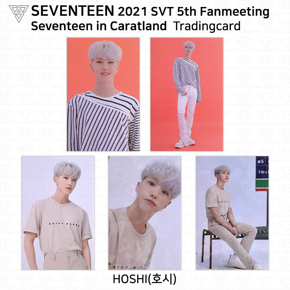 2021 SVT 5th Fan Meeting SEVENTEEN in Caratland Trading Card 2021 SVT 5th Fan Meeting SEVENTEEN in Caratland Trading Card