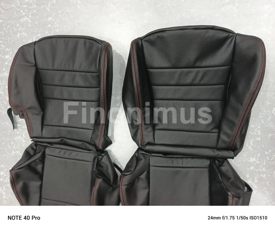 Ajuste para Mitsubishi 3000GT - Cubierta de repuesto de cuero (2 asientos) 1991-1999 Foto 4 de 4