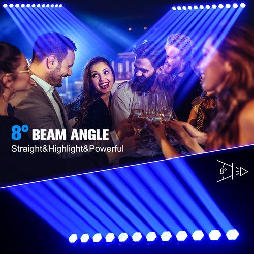 12x20W LED Stage Moving Head Beam Bar Light RGBW DMX DJ Disco PartyClub Lighting - Picture 4 of 17