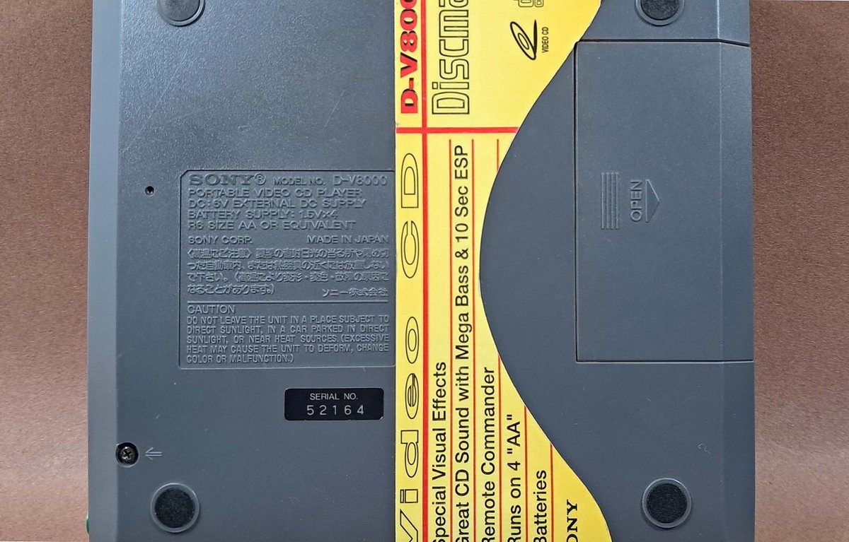 SONY CDプレーヤー Discman D-V8000 動作品 Yahoo!オークション - SONY D-V8000＜CD再生のみ確認＞ソニー