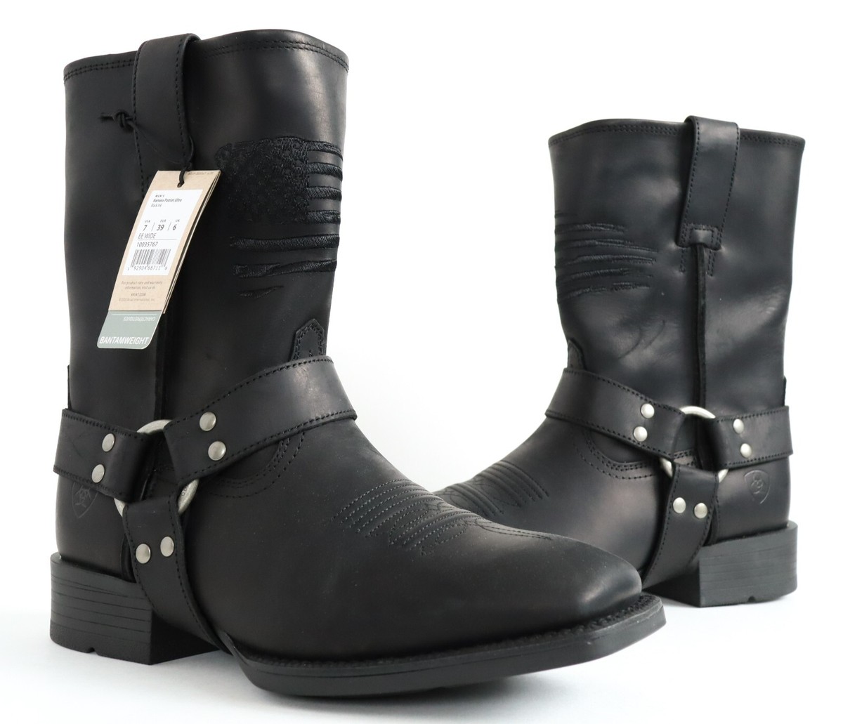 EXCELLENT Ariat Harness Patriot ULtra Black Ink Western EXCELLENT Ariat Harness Patriot ULtra Black Ink Western