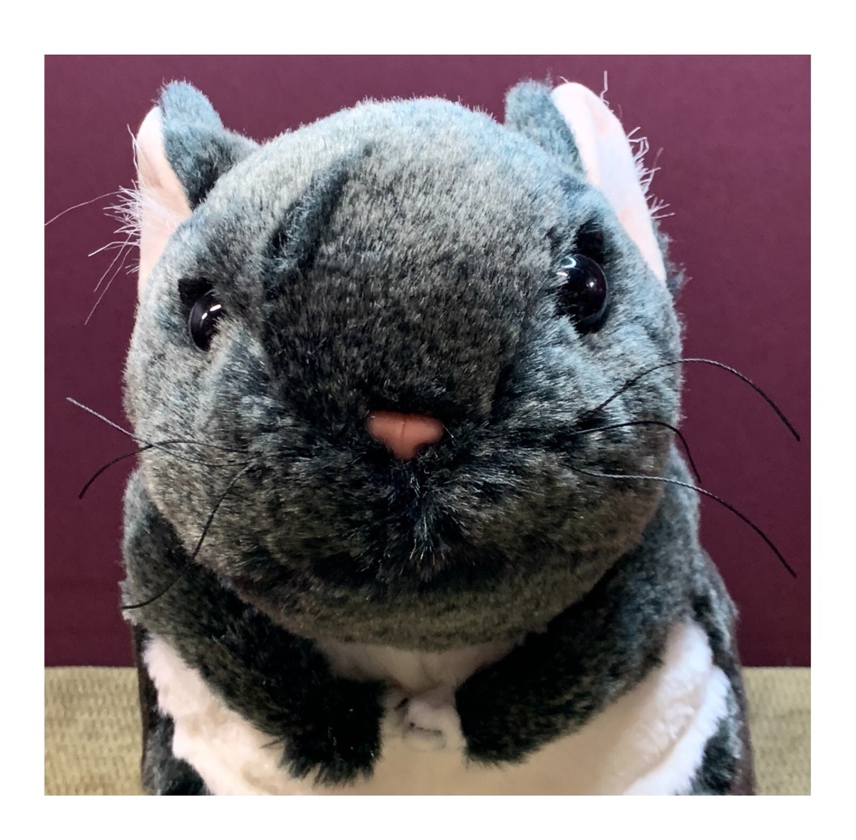 ADORE PLUSH ADORABLE LARGE CHINCHILLA PLUSH/STUFFED ANIMAL