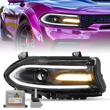 Passenger Side For 2015-2021 Dodge Charger Hidxenon Projector Headlight Wbulbs Passenger Side For 2015-2021 Dodge Charger Hidxenon Projector Headlight Wbulbs