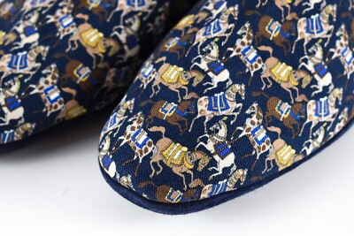 Ferragamo Knight Bedroom Slipper 1950s Archive Limited Edition Multi Mens SALVATORE FERRAGAMO Limited Edition Knight Slides Slippers  main image 2