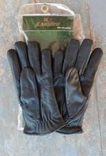 NEW KAMPRO Ladies S Black Sheepskin Leather Horse Riding Gloves Thinsulate Lined