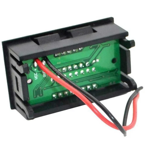 2x 12V-60V Marine Motorcycle Digital Voltmeters Voltage Meter Battery Gauge US - Bild 9 von 23