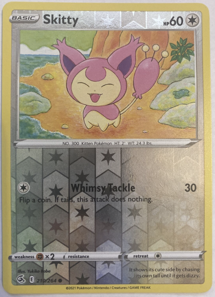 Pokemon - Skitty - 210/264 - REVERSE HOLO - FUSION STRIKE -NM/M