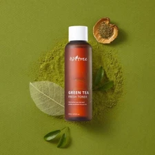 ISNTREE Green Tea Fresh Toner, Moisturizing, Korean Cosmetics, Kbeauty, sample