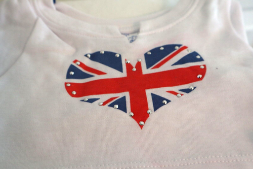 Gonna/maglietta/maglietta/visor solarium outfit Build A Bear Great Britain Regno Unito nuova con etichette - Foto 3 di 5