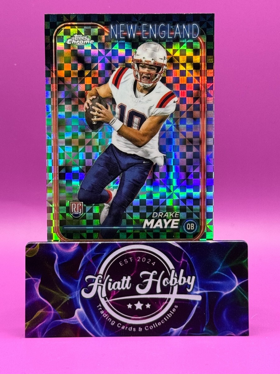 2024 Topps Chrome Football - Drake Maye #203 - X-Fractor (RC