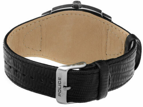 Uhr Police Rockford Lederarmband Edelstahlgehäuse PL11611JSA/61 Datum 100m - Bild 3 von 5