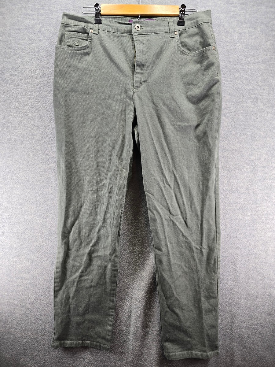 Gloria Vanderbilt Amanda Green Jeans Size 14 (34x30)