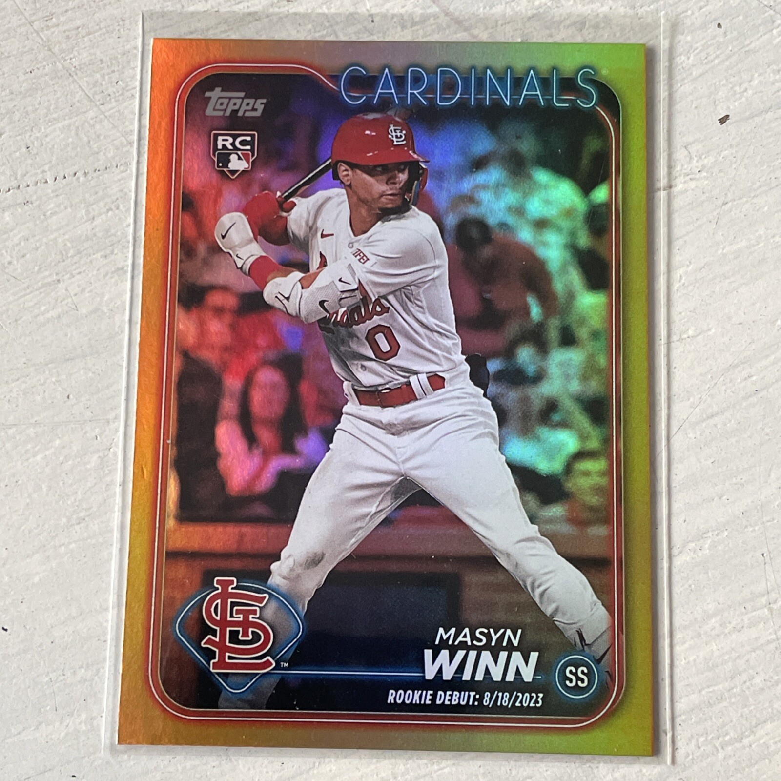 Masyn Winn Rookie - 2024 Topps Update, Gold Foil #US272