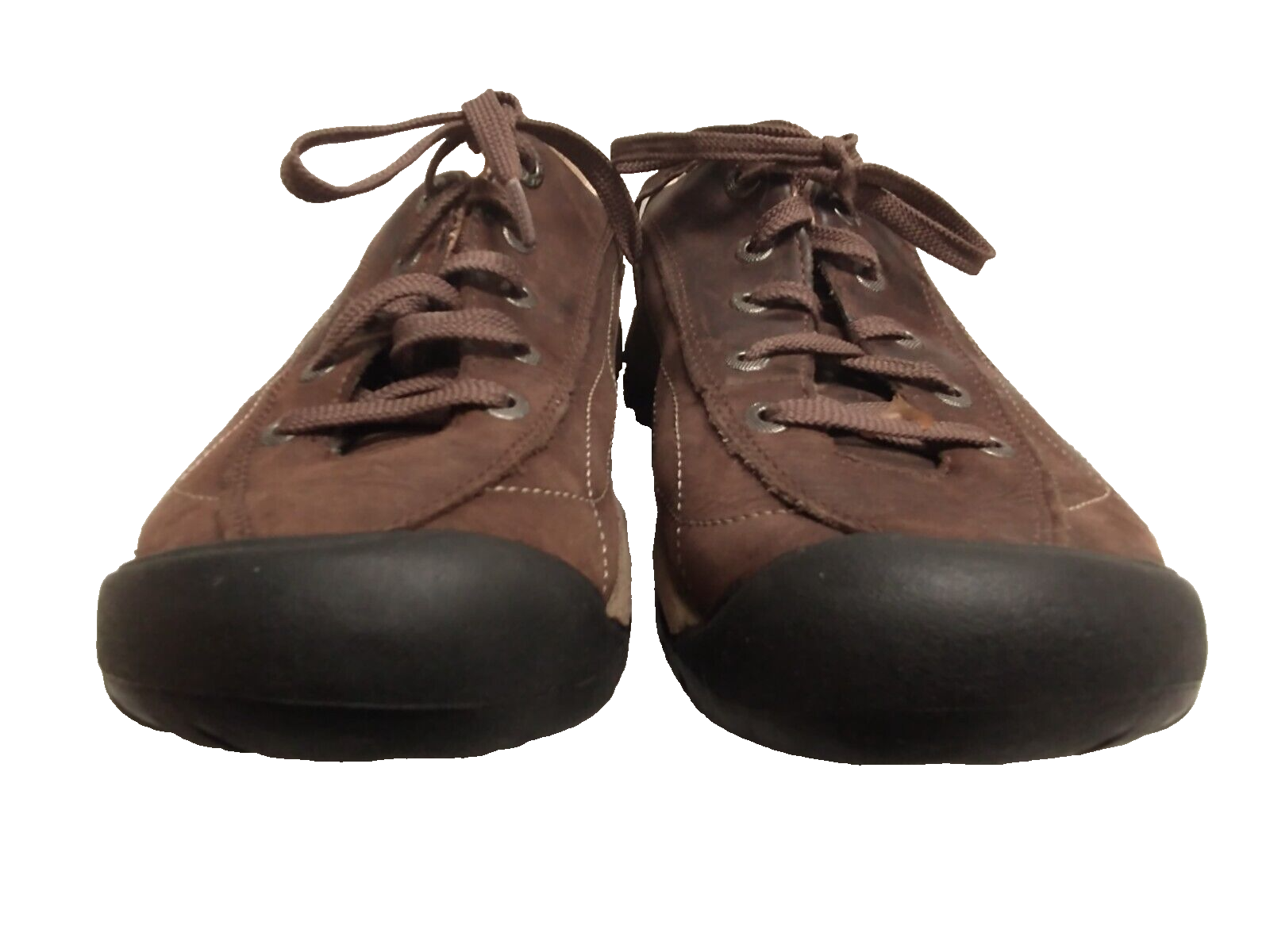 Scarpe da trekking Keen Toyah donna pelle marrone nabuk stringate EU 38 5 US 8