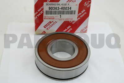 9036340034 Genuine Toyota BEARING (FOR INPUT SHAFT FRONT) 90363