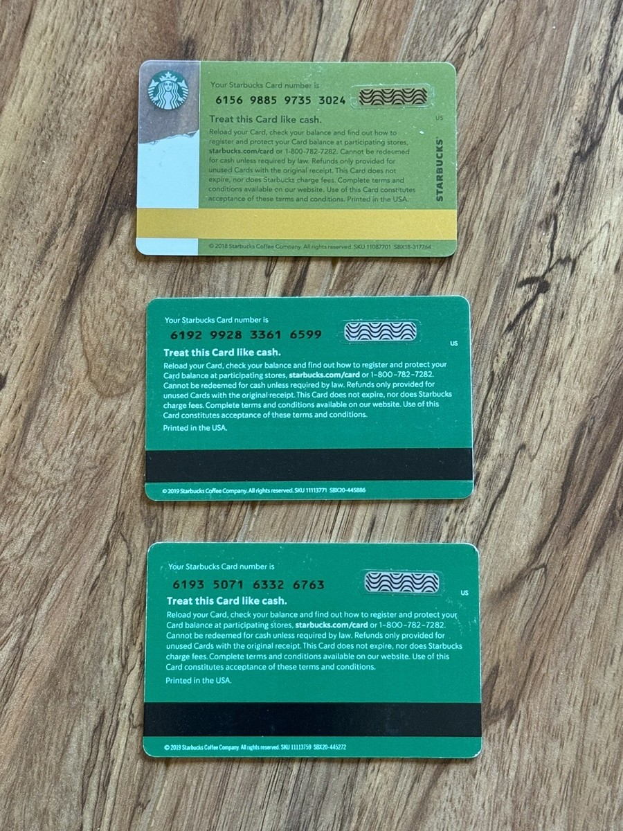 Starbucks Gift Card California And San Francisco Brand New No