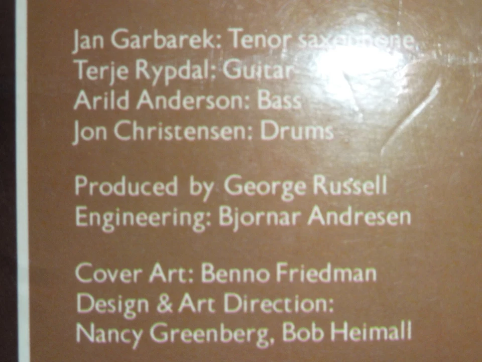 1977 Jan Garbarek Terje Rypdal Arild Andersen Jon Christensen Esoteric Circle Ex Foto 4 de 4