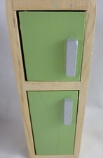 Kid Kraft Wood Green 2 Door Doll House Refrigerator