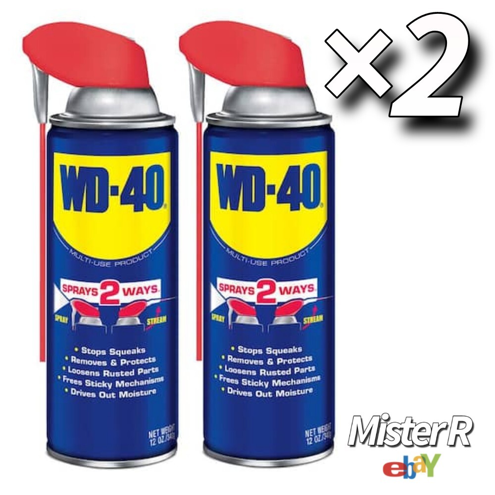 WD-40 Original Formula Multi-Purpose Lubricant Spray 12 oz Cans 2 WD-40 Original Formula Multi-Purpose Lubricant Spray 12 oz Cans 2