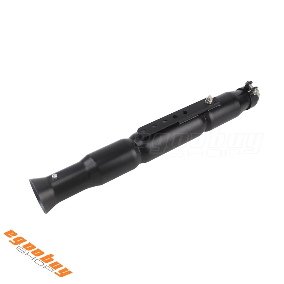 Stainless Motorcycle 1.75'' Exhaust Muffler Pipe Silencer For Harley Cafe Racer — 第 2/4 张图片