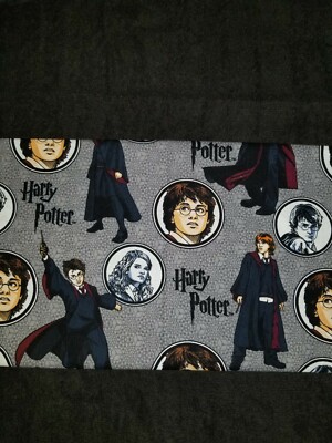 CUSTOM - HARRY POTTER HP WIZARD MAGIC MOVIE  BLACK BATH HAND TOWEL SET 2