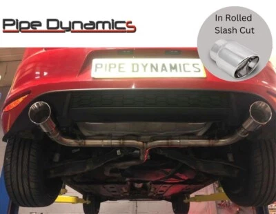 PIPE DYNAMICS Golf MK7 1.4TSI 140-150HP Back Box Delete GTI Style DUAL EXHAUST