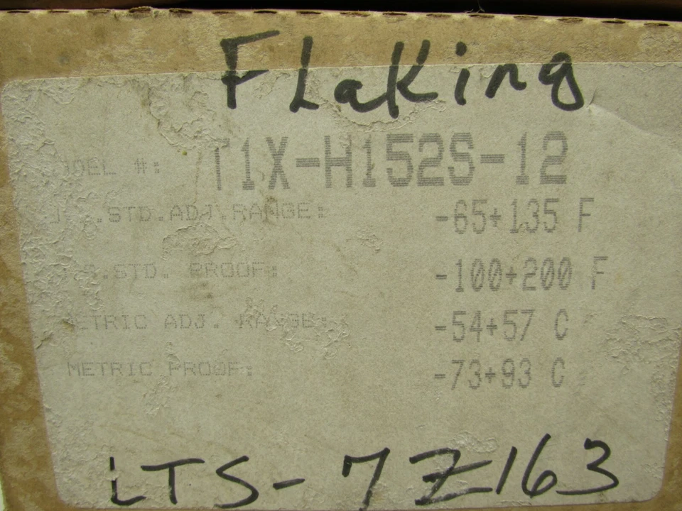 БАРКСДЕЙЛ T1X-H152S-12 ПЕРЕКЛЮЧАТЕЛЬ ТЕМПЕРАТУРЫ ВЗРЫВОЗАЩИЩЕННЫЙ НОВЫЙ В КОРОБКЕ СДЕЛАТЬ ПРЕДЛОЖЕНИЕ - Изображение 4 из 4