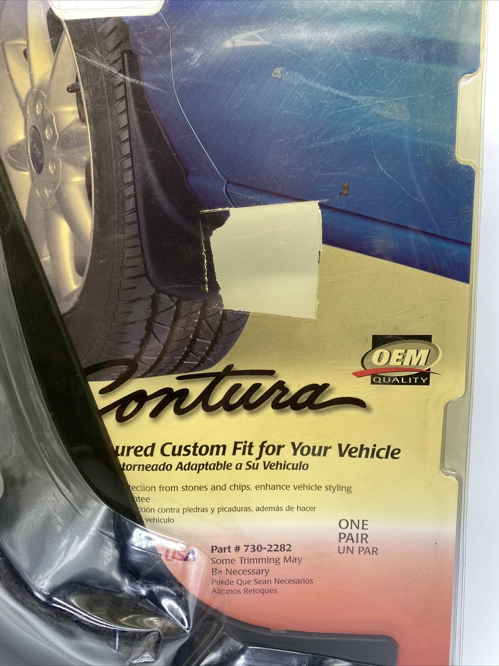 Protector contra salpicaduras NAPA Contura parte # 730-2282 un par nuevo stock antiguo vintage Foto 3 de 4