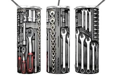 20oz Mechanic Tumbler, Coffee Cup, Coffee Cup , Mugs, Cups,Tools