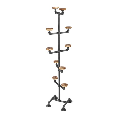 5 Tier Hat Rack Stand Entryway Coat Rack Hat Cap Display Stand W/ 10 Hangers - Picture 6 of 12