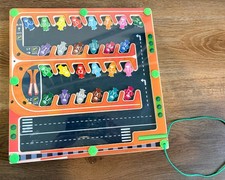 Magnetic Alphabet Letter Maze Montessori Toy for 3 Year Old Wooden Puzzle